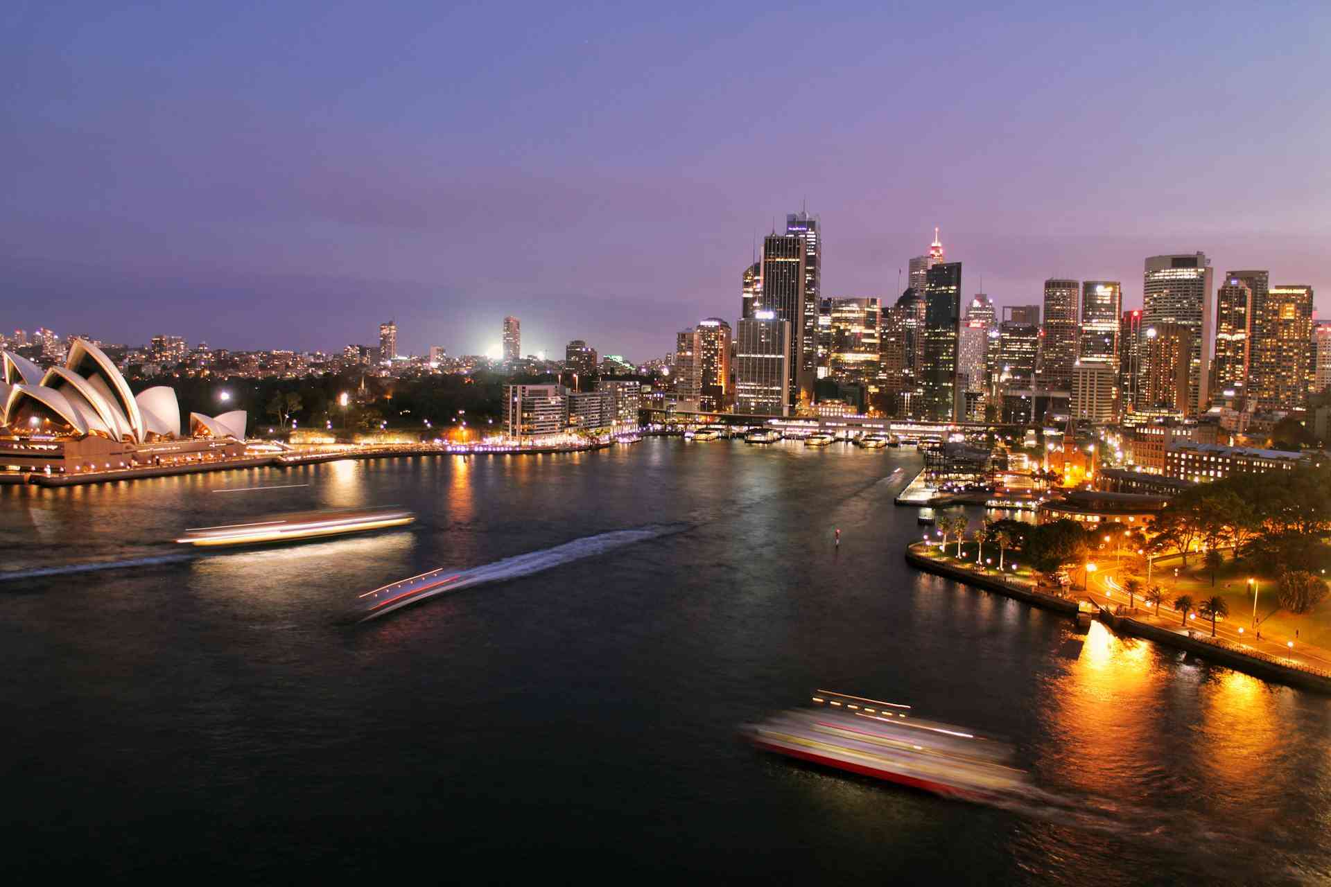 Aerial view of Sydney